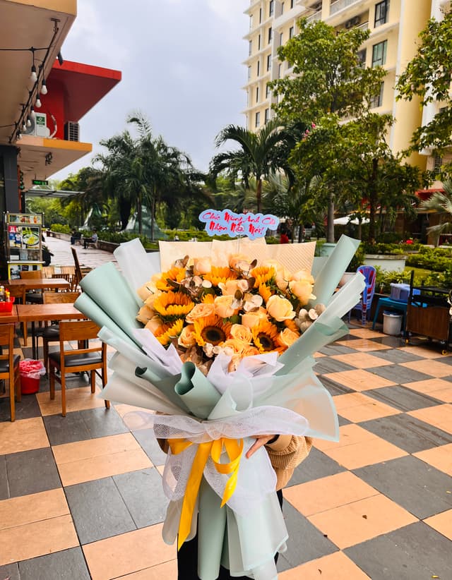 Hoa tặng thầy cô